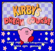Image n° 4 - screenshots  : Kirby's Dream Course